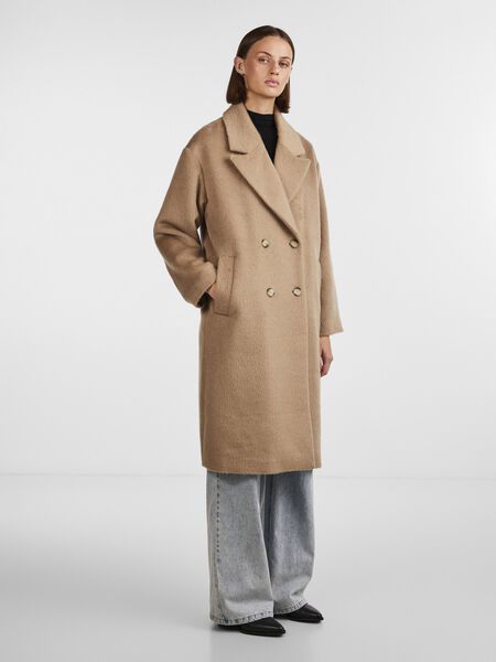 Pieces PCJULIETTE WOOL BLEND COAT, Silver Mink, highres - 17141580_SilverMink_005.jpg