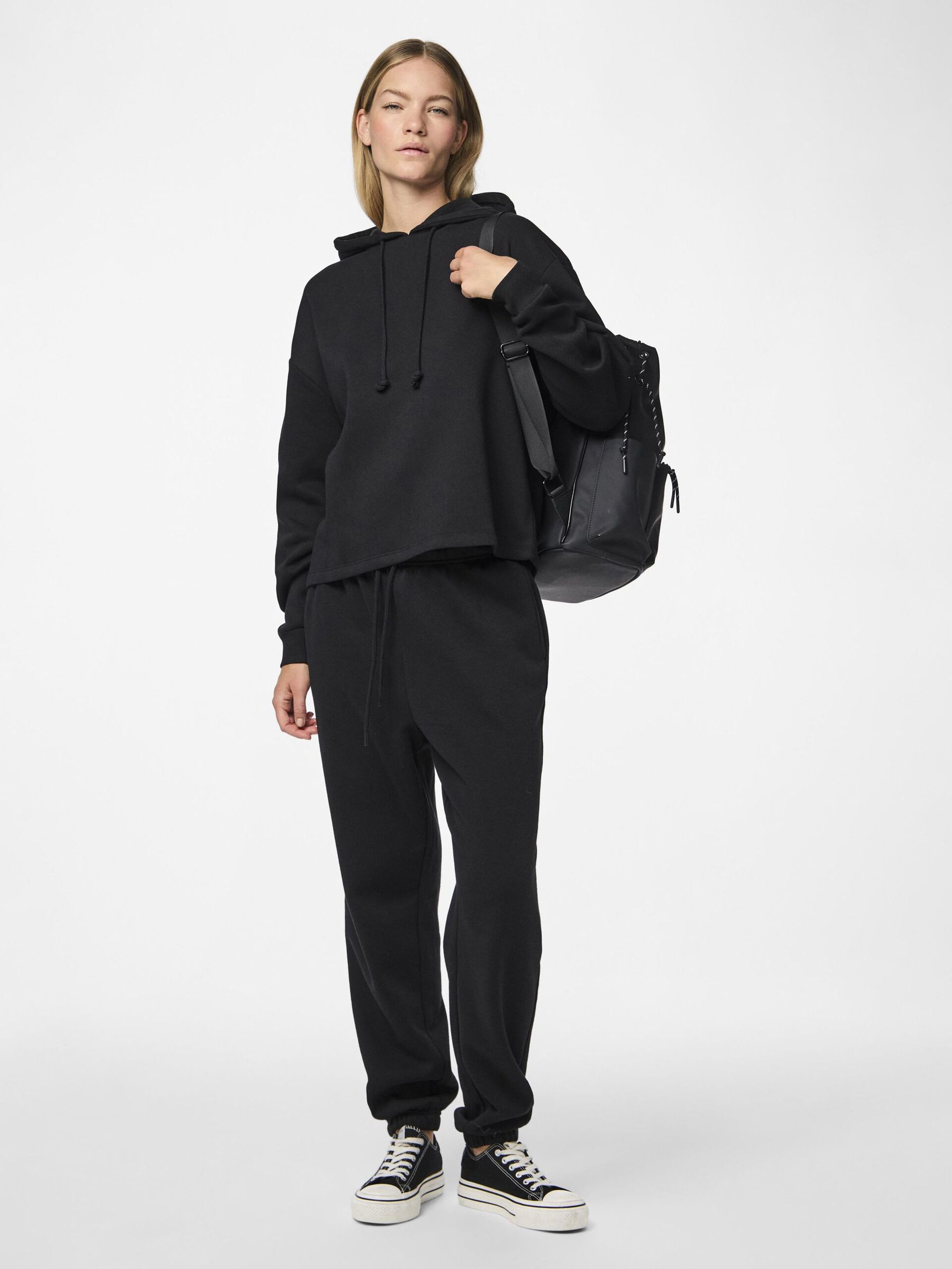 Carousel image - PCCHILLI HOODIE, Black | 5
