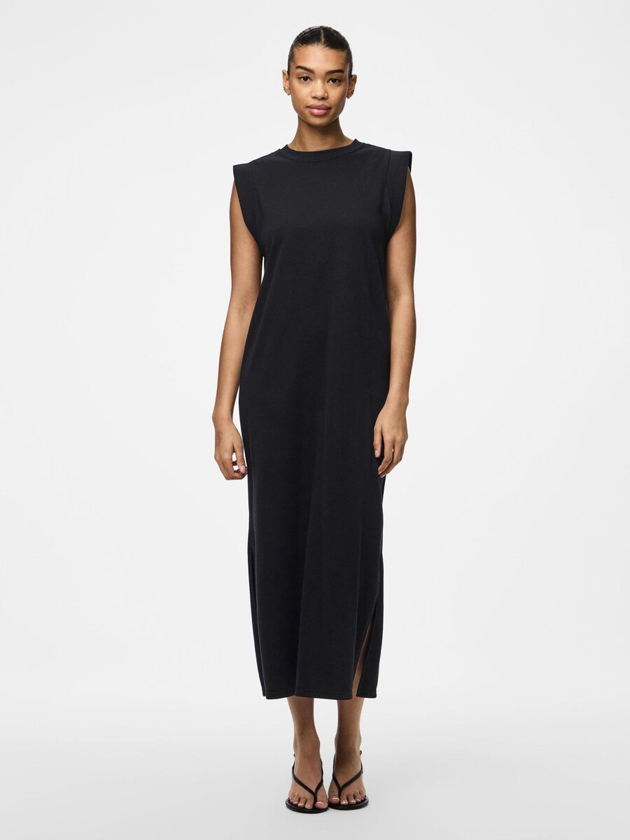 Pieces PCCHILLI SWEAT DRESS, Black, highres - 17137484_Black_003.jpg