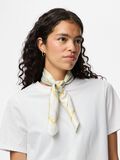 Product image thumbnail - PCNANNA SMALL SQUARE SCARF, Birch | 2