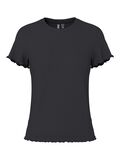 Pieces PCNICCA RIBBET T-SHIRT, Black, highres - 17120085_Black_001.jpg