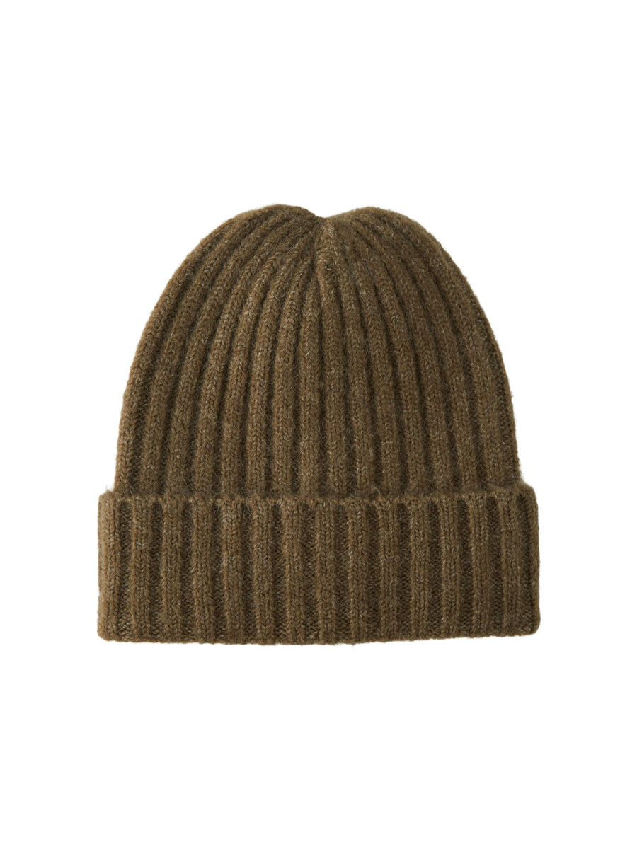 Pieces PCJESLIN BEANIE, Fossil, highres - 17126885_Fossil_001.jpg