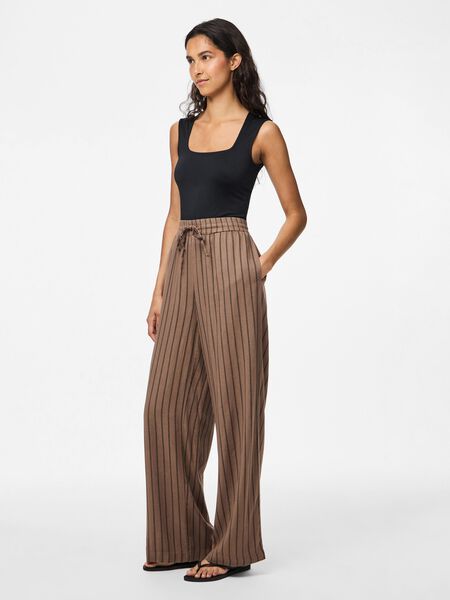Pieces PCPIA WIDE-LEG TROUSERS, Falcon, highres - 17149314_Falcon_1213976_005.jpg
