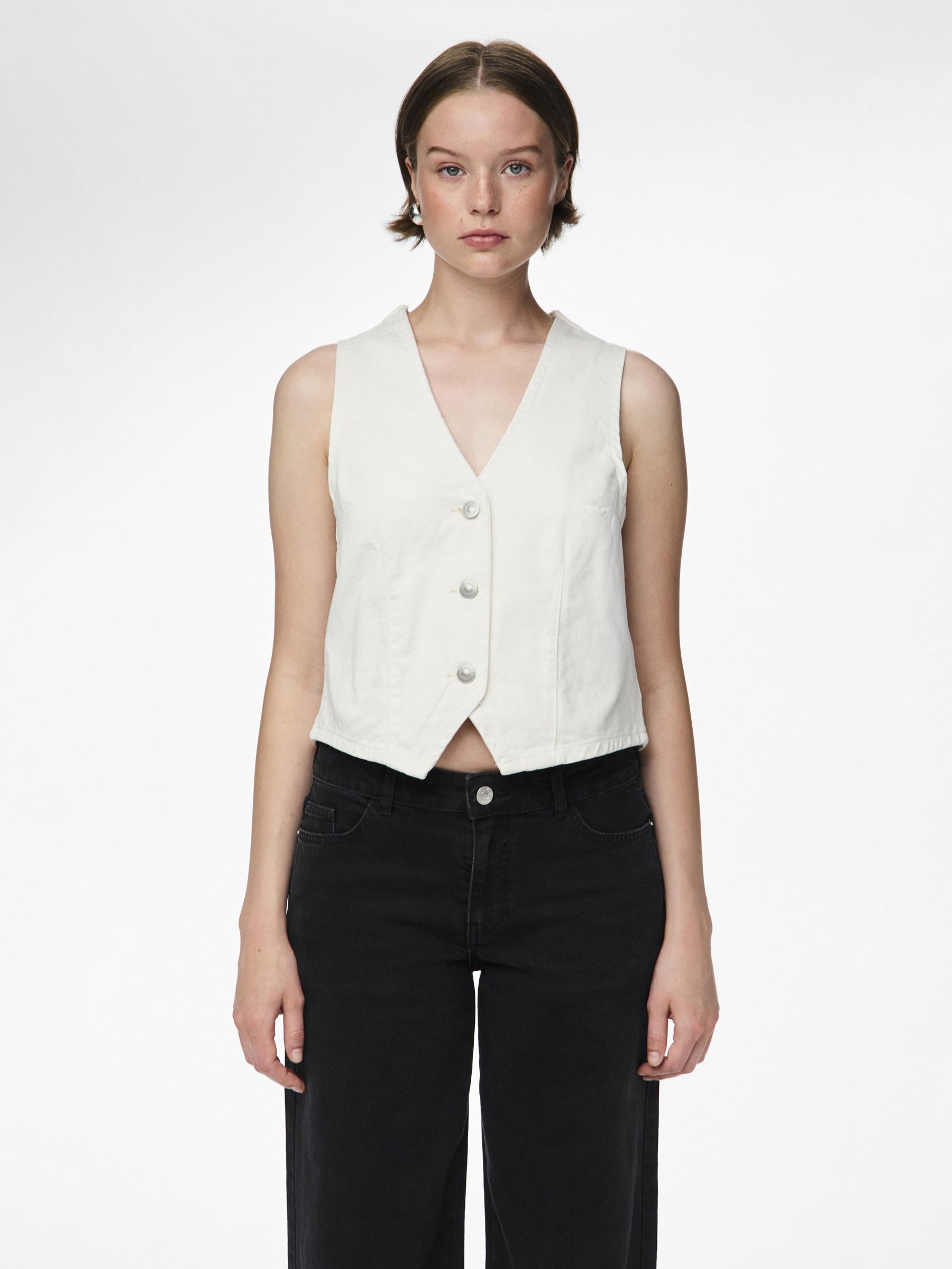 Waistcoat with white shirt and jeans cheap