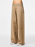 Product image thumbnail - PCSELMA LW WIDE FIT JEANS, Greige | 3