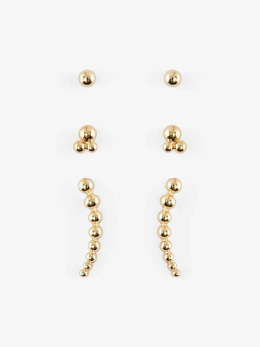 Pieces PCALIS EAR STUDS, Gold Colour, highres - 17109976_GoldColour_001.jpg