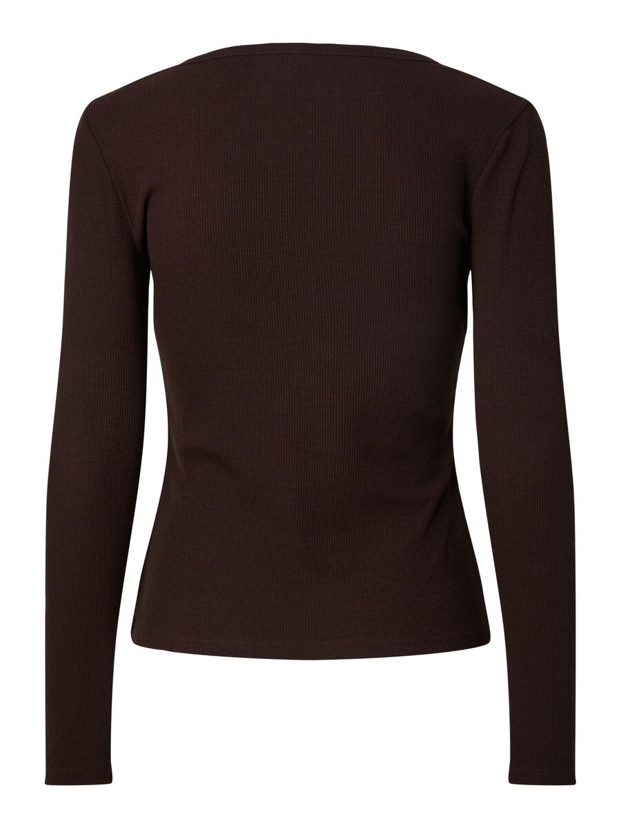 Product carousel image 2 PCOHLAND  LONG SLEEVED TOP, Chocolate Plum