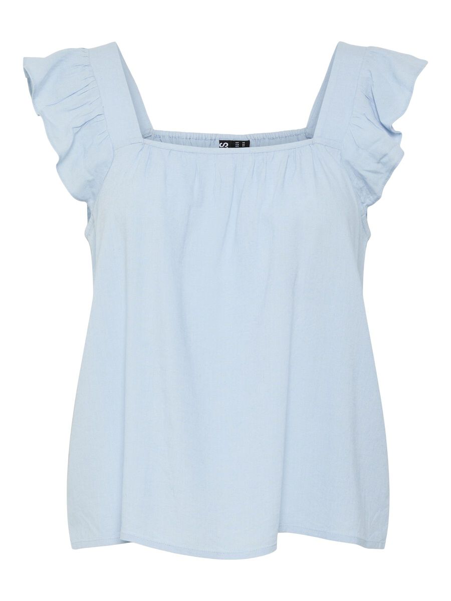 Pieces PCPIA SLEEVELESS TOP, Cashmere Blue, highres - 17154740_CashmereBlue_001.jpg