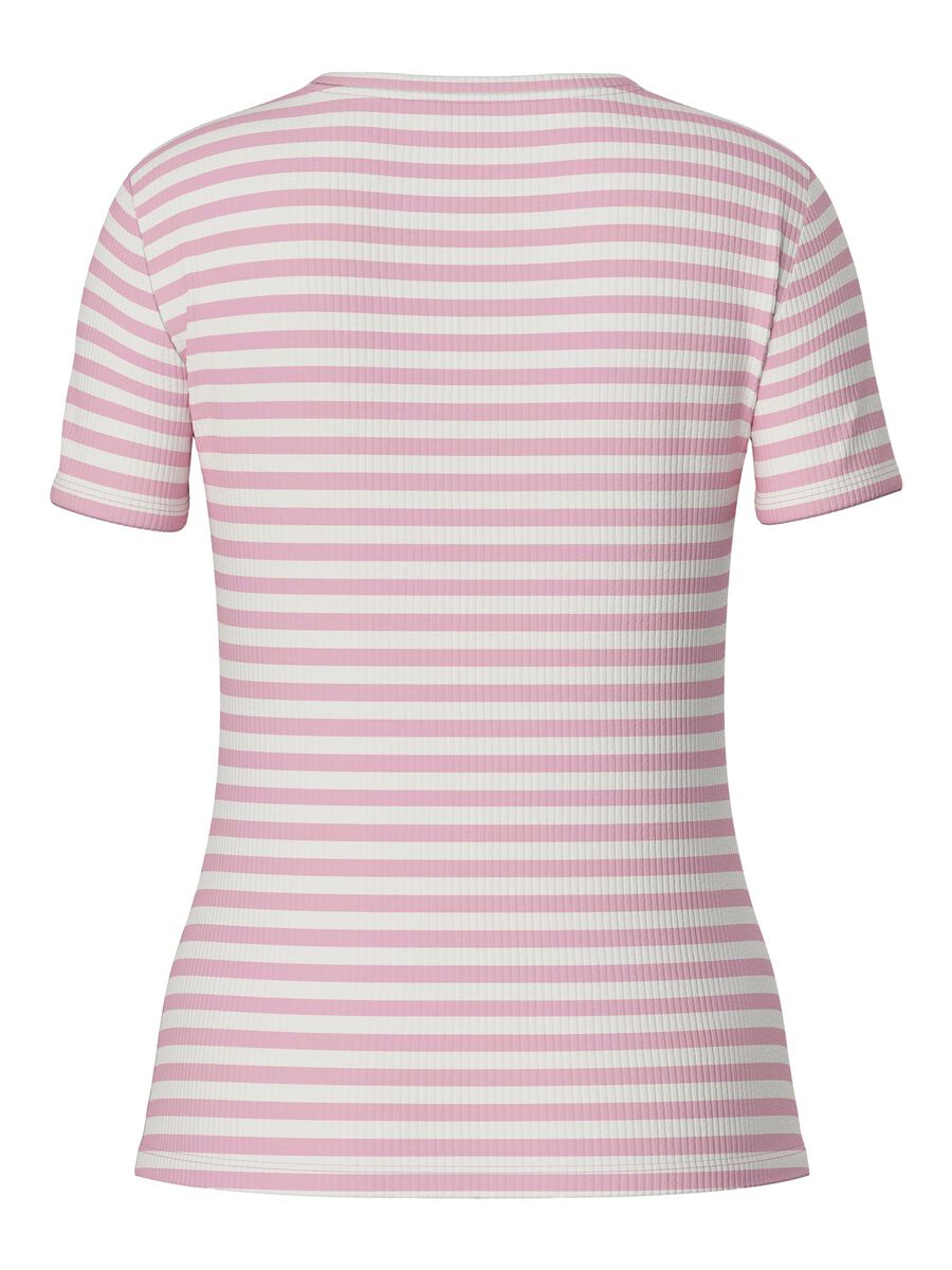 Product carousel image - PCRUKA RIBBED T-SHIRT, Roseate Spoonbill | 2
