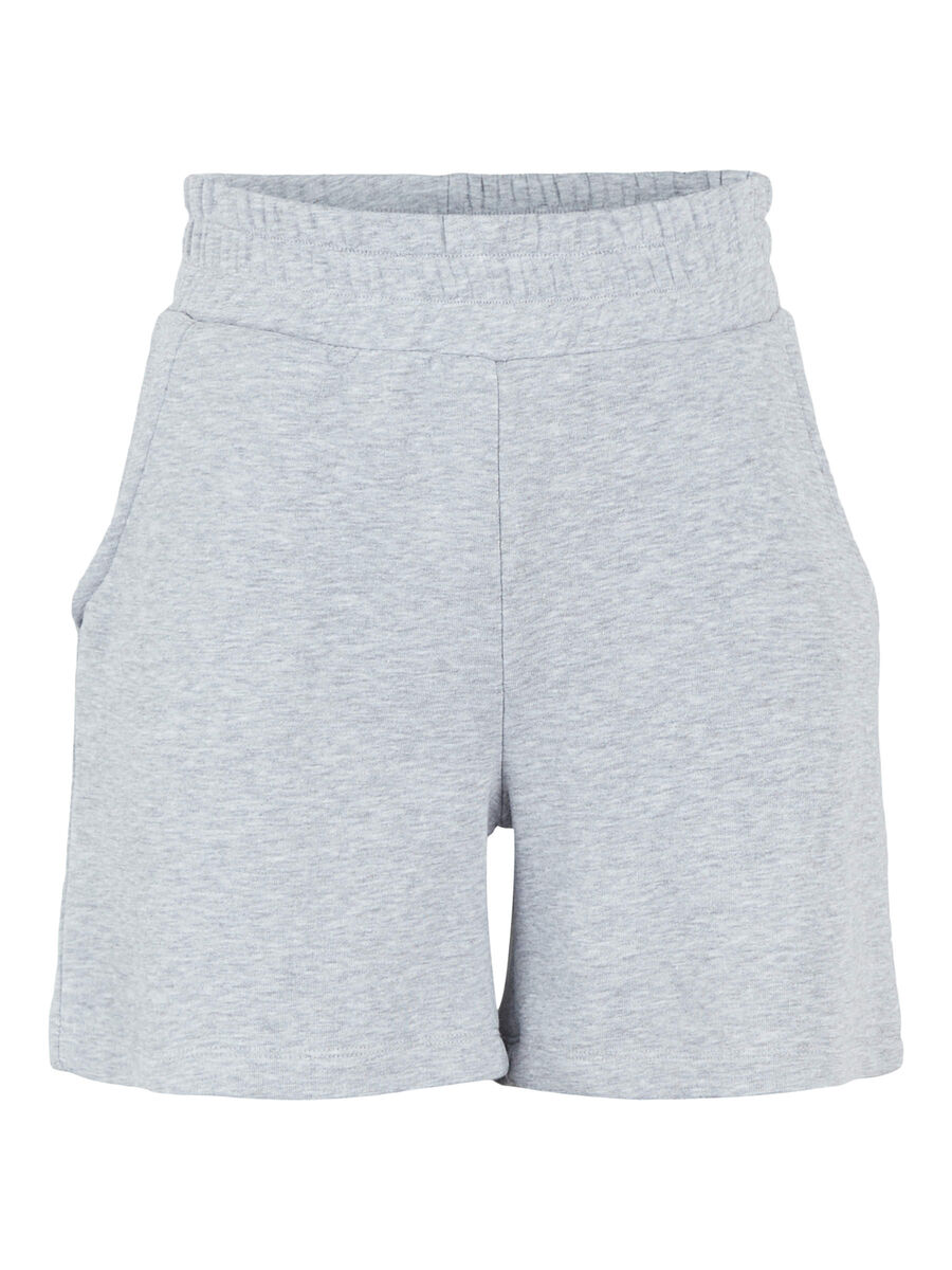 Pieces SWEAT SHORTS, Light Grey Melange, highres - 17112651_LightGreyMelange_001.jpg