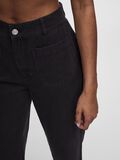 Pieces PCAMA HW JEANS MIT WEITEM BEIN, Black Denim, highres - 17141247_BlackDenim_006.jpg