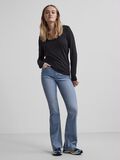 Pieces TOP A MANICHE LUNGHE, Black, highres - 17114858_Black_005.jpg
