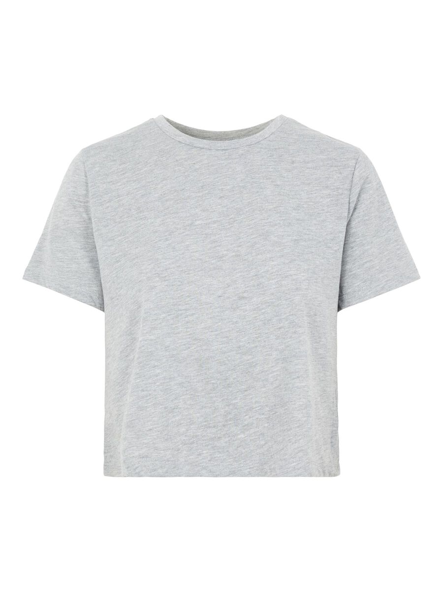 Carousel image - CROPPED TOP, Light Grey Melange | 5