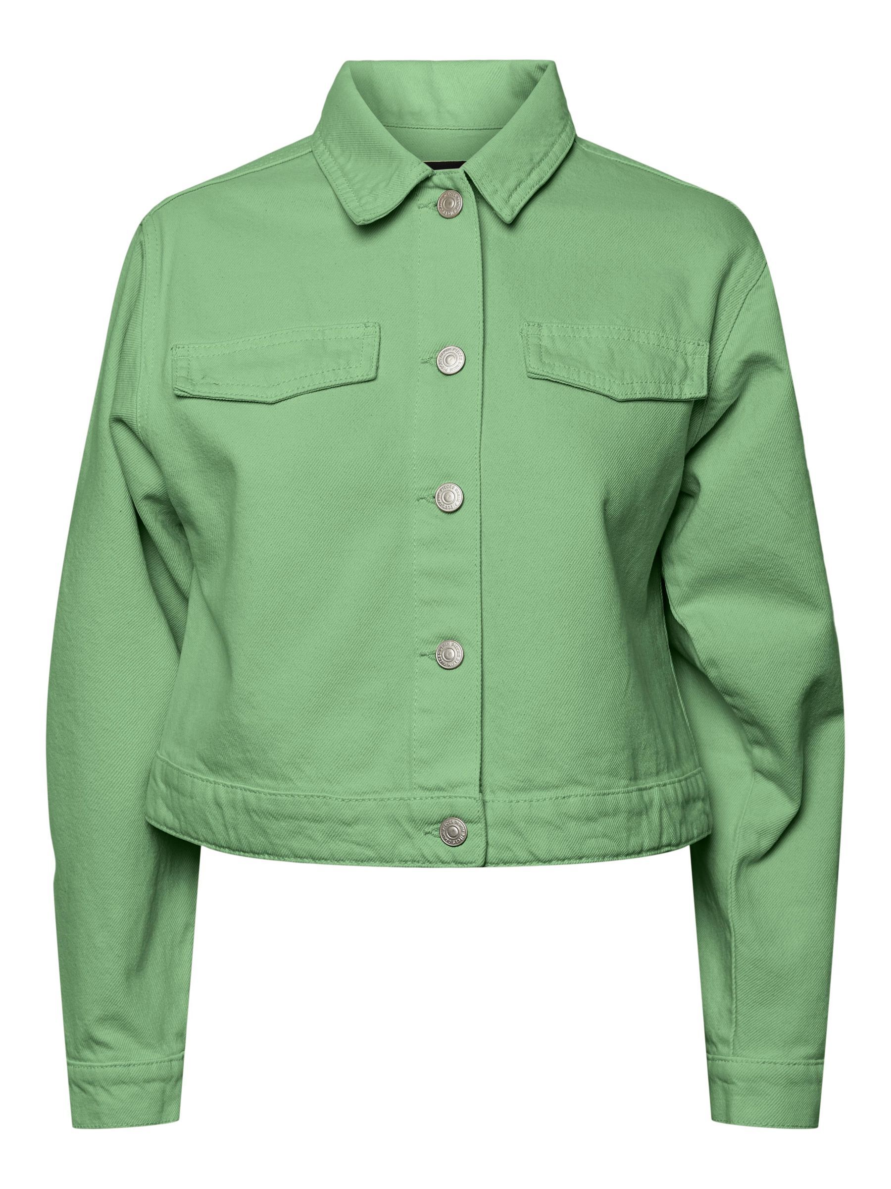 Chaqueta hot sale vaquera verde