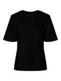 Pieces PCSKYLAR SPLIT T-SHIRT, Black, highres - 17159296_Black_001.jpg