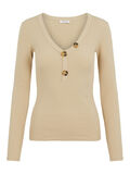 Pieces ASYMMETRIC BUTTON DETAIL TOP, White Pepper, highres - 17098611_WhitePepper_001.jpg