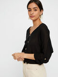 Pieces BUTTON-UP VISCOSE BLOUSE, Black, highres - 17099422_Black_006.jpg