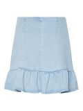 Pieces PCMONICA MINIKJOL, Light Blue Denim, highres - 17161331_LightBlueDenim_002.jpg