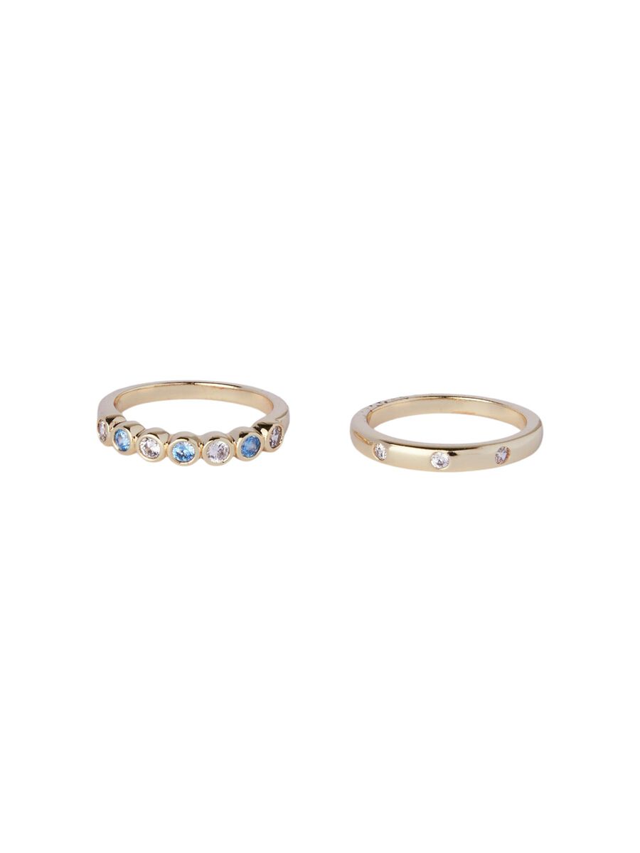 Pieces FPLIHI 2-PACK RINGS, Gold Colour, highres - 17139396_GoldColour_006.jpg