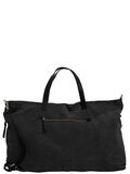 Pieces SUEDE TRAVEL BAG, Black, highres - 17079612_Black_001.jpg