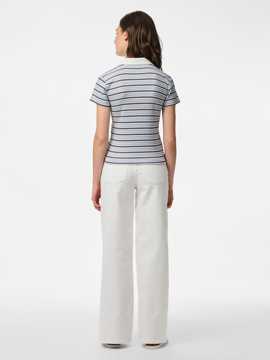Pieces PCJAYJAY POLO-SHIRT, Cashmere Blue, highres - 17163980_CashmereBlue_1253867_004.jpg