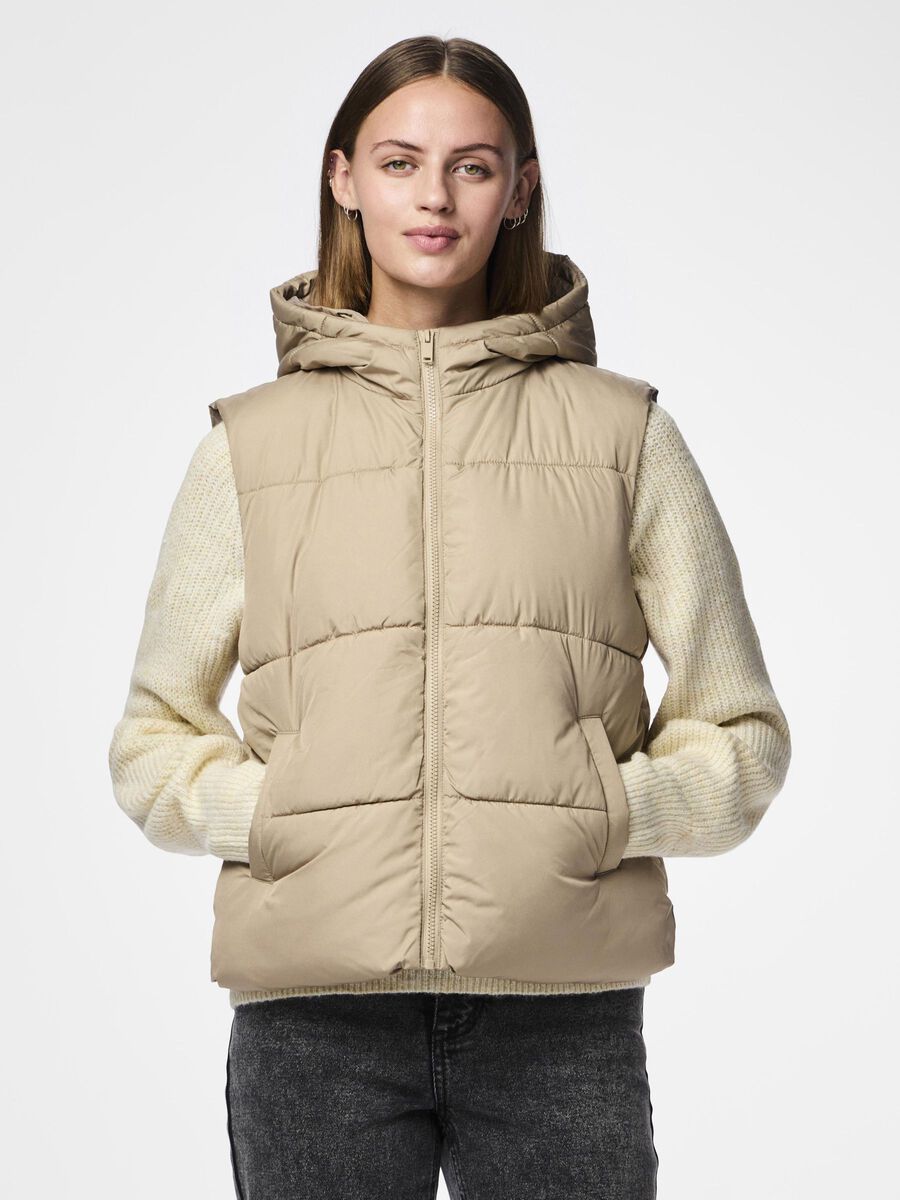 Pieces PCBEE PADDED GILET, Silver Mink, highres - 17153312_SilverMink_003.jpg