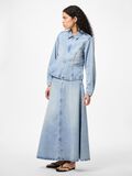 Product image thumbnail - PCJULES WIDE DENIM SKIRT, Light Blue Denim | 6
