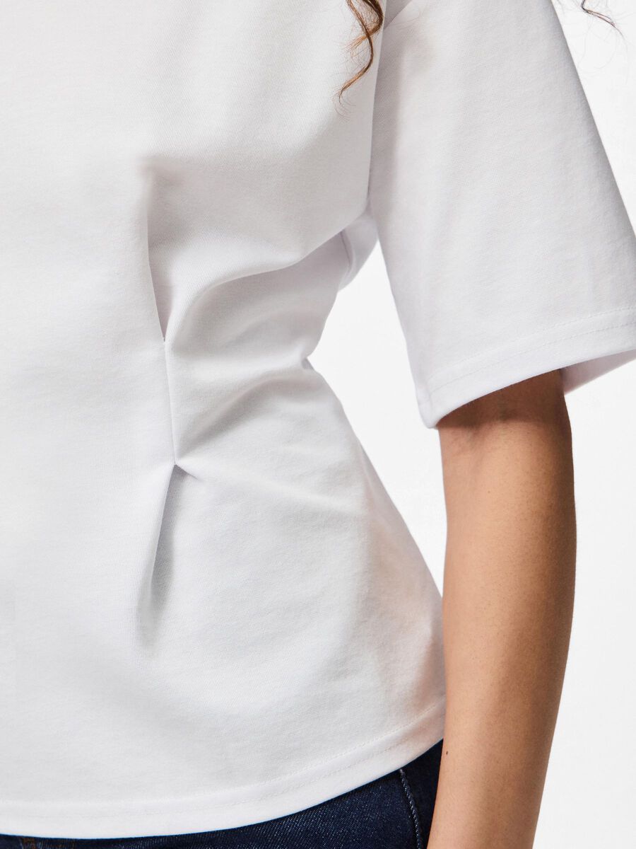 Carousel image - PCSKYLAR FITTED T-SHIRT, Bright White | 4