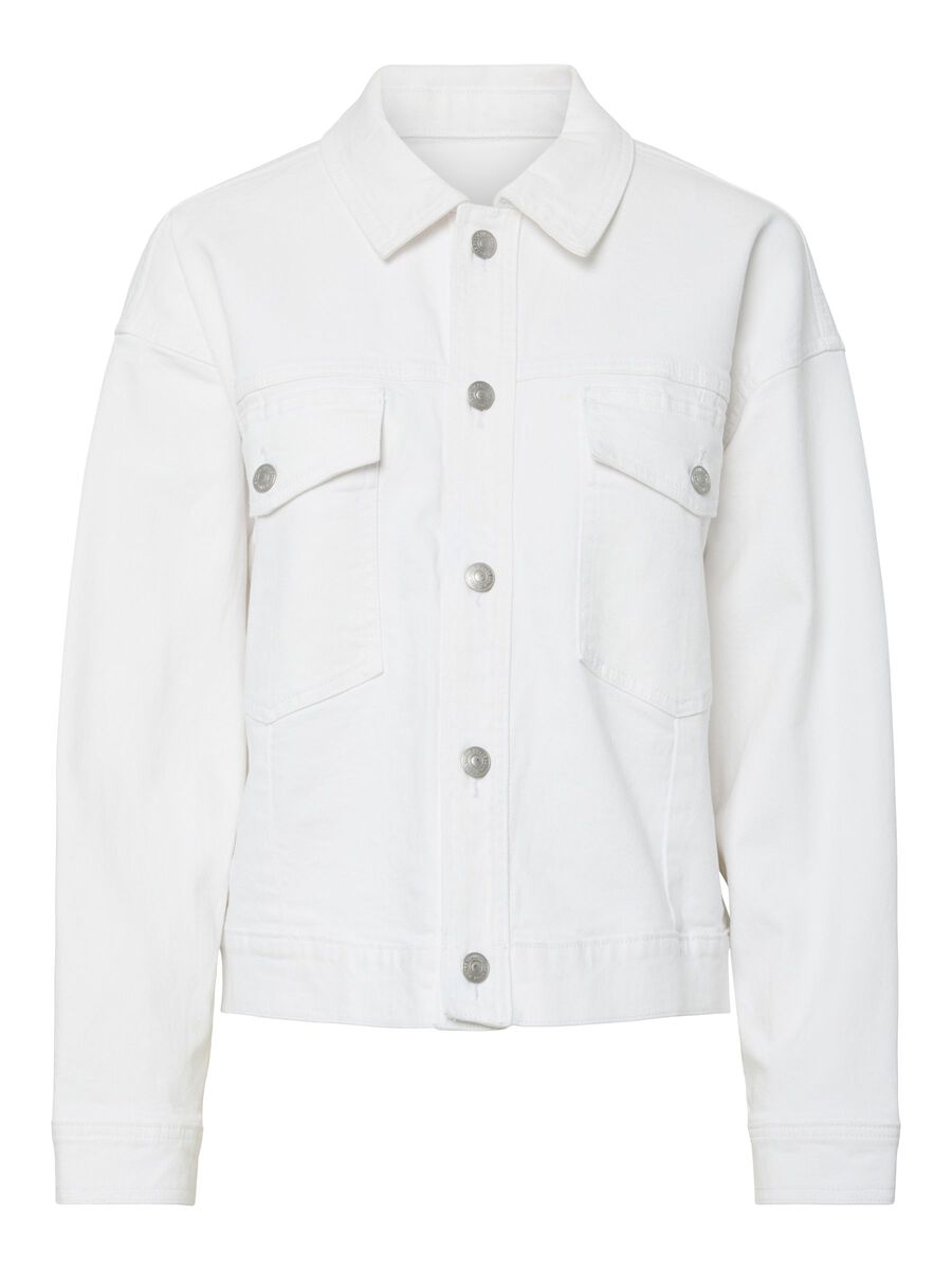 Carousel image - PCELMA DENIM JACKET, Bright White | 5