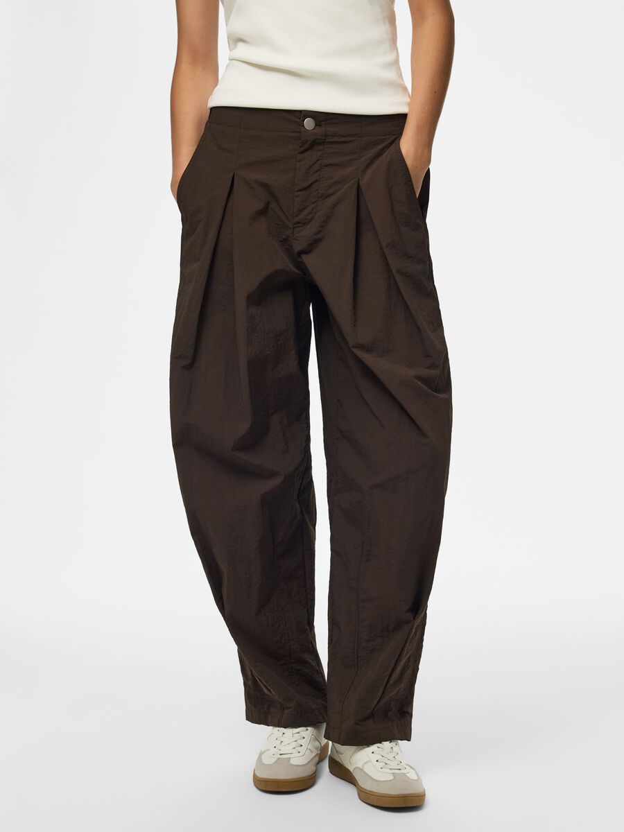 Product carousel image 1 PCJABINA MW NYLON BARREL TROUSERS, Delicioso