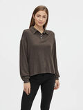 Pieces PCELLE LONG SLEEVED TOP, Black Olive, highres - 17117631_BlackOlive_003.jpg