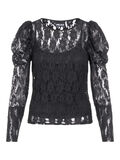 Pieces LACE BLOUSE, Black, highres - 17113752_Black_001.jpg