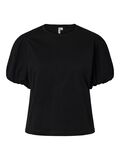Product image thumbnail - PCPERNILLA PUFF T-SHIRT, Black | 5