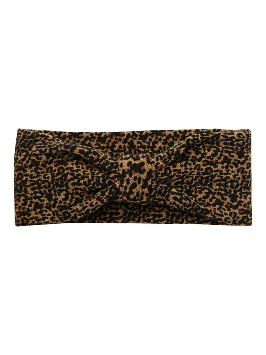 Pieces LEOPARDPRINTET HÅRBØJLE, Tannin, highres - 17098117_Tannin_001.jpg