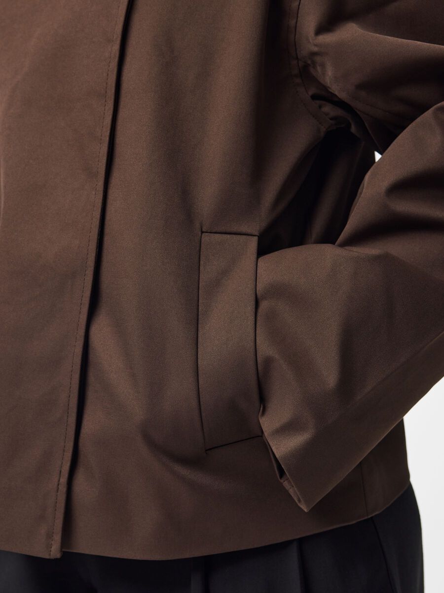 Carousel image 7 PCELISABETH HIGH NECK JACKET, Coffee Bean