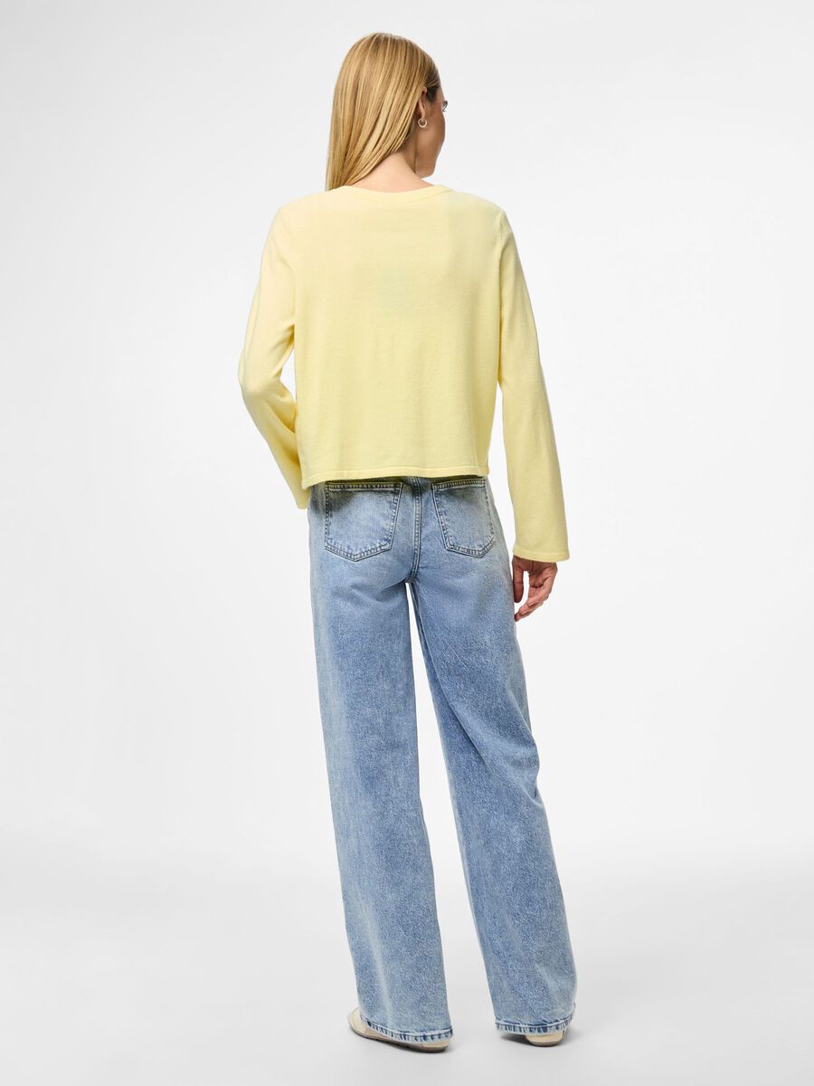 Pieces PCORINA KNITTED CARDIGAN, French Vanilla, highres - 17159135_FrenchVanilla_004.jpg