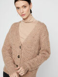 Pieces MØNSTRET STRIKKET CARDIGAN, Natural, highres - 17106370_Natural_006.jpg