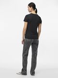 Pieces SLIM-FIT T-SHIRT, Black, highres - 17082526_Black_004.jpg