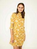 Pieces FLOWER PRINTED DRESS, Inca Gold, highres - 17087949_IncaGold_003.jpg