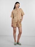 Pieces PCMILANO SHORT SLEEVED SHIRT, Nomad, highres - 17140960_Nomad_005.jpg