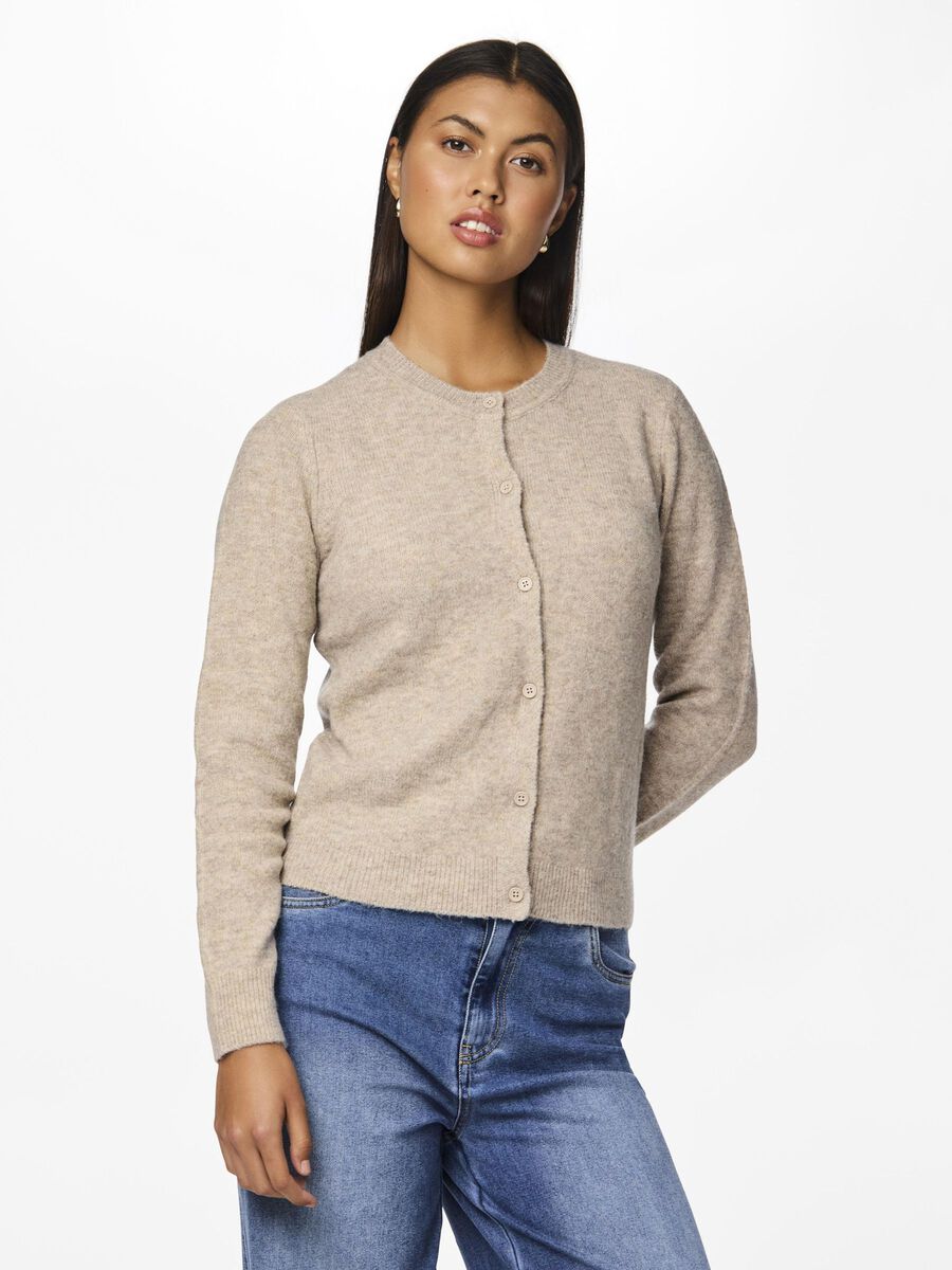 Pieces PCMALOU GEBREID VEST, Taupe Gray, highres - 17154486_TaupeGray_1151301_003.jpg