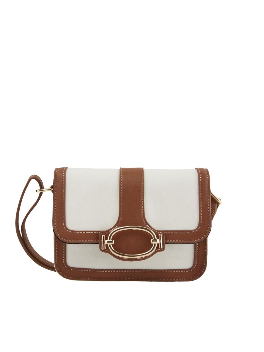 Pieces CANVAS CROSSBODY BAG, Cognac, highres - 17112023_Cognac_001.jpg