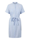 Pieces STRIPED COTTON SHIRT DRESS, Kentucky Blue, highres - 17105152_KentuckyBlue_772817_001.jpg