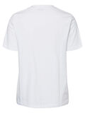 Pieces PRINTED T-SHIRT, Bright White, highres - 17097621_BrightWhite_700191_002.jpg