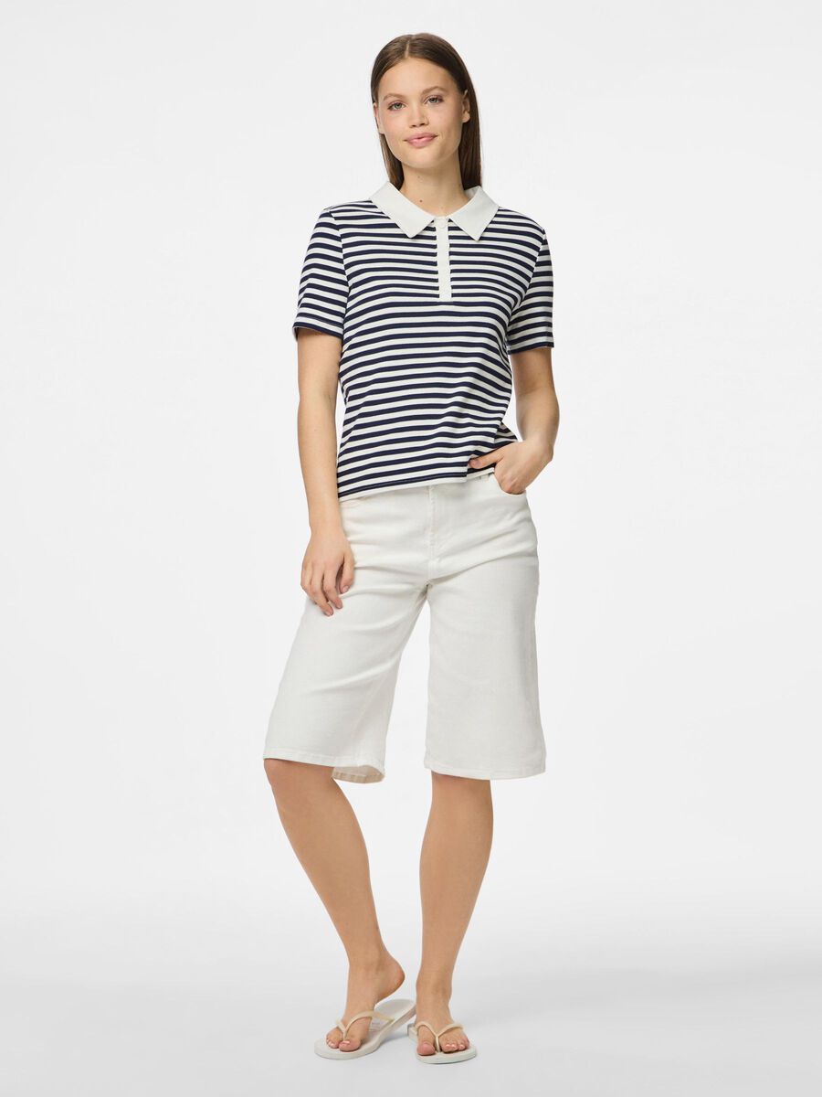 Pieces PCDONNA RIB POLO TOP, Maritime Blue, highres - 17161306_MaritimeBlue_1222831_005.jpg