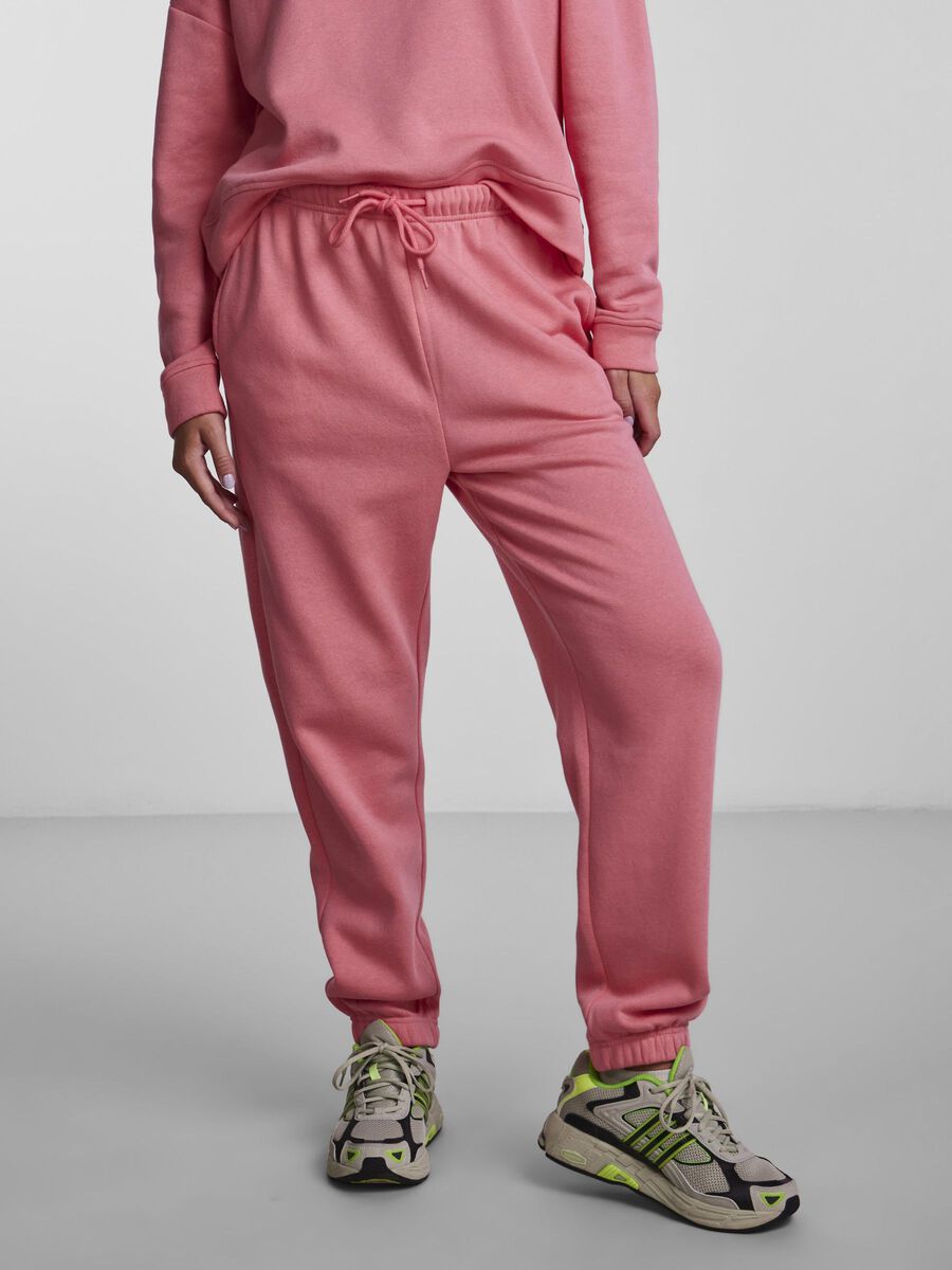 Pieces PANTALONI IN FELPA, Strawberry Pink, highres - 17113436_StrawberryPink_003.jpg