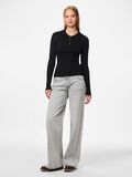 Product image thumbnail - PCMIRA KNITTED POLO SHIRT, Black | 3