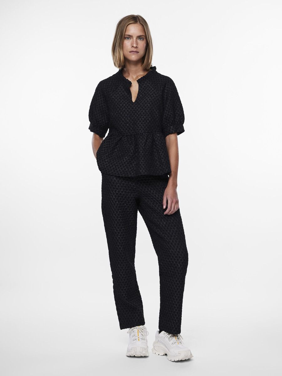 Pieces PCLIS TAPERED TROUSERS, Black, highres - 17147555_Black_005.jpg
