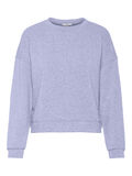 Pieces ÜBERSCHNITTENE SCHULTER SWEATSHIRT, Purple Heather, highres - 17101328_PurpleHeather_001.jpg