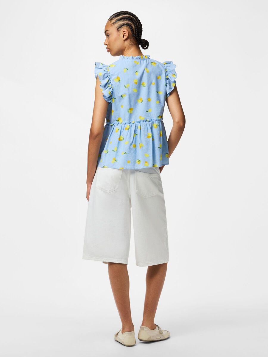 Product carousel image - PCEMMA MOUWLOZE TOP, Cashmere Blue | 2